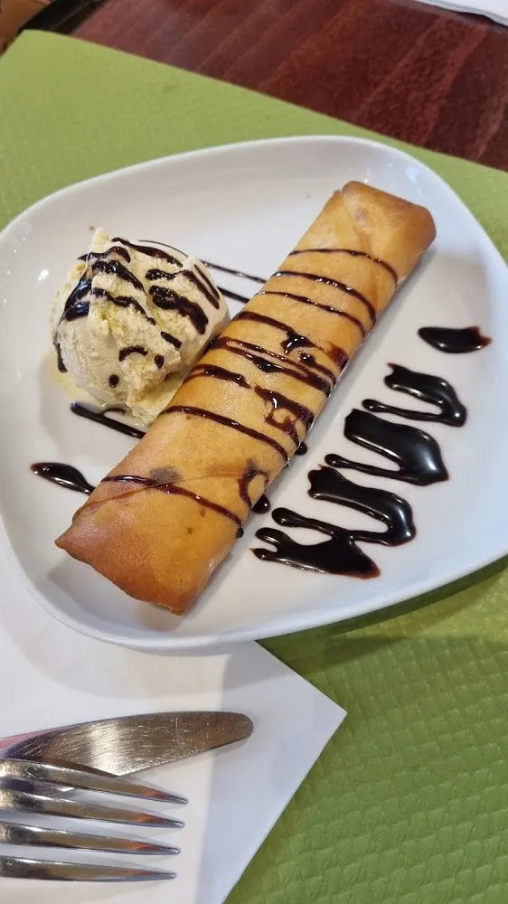 Turon with Ice Cream